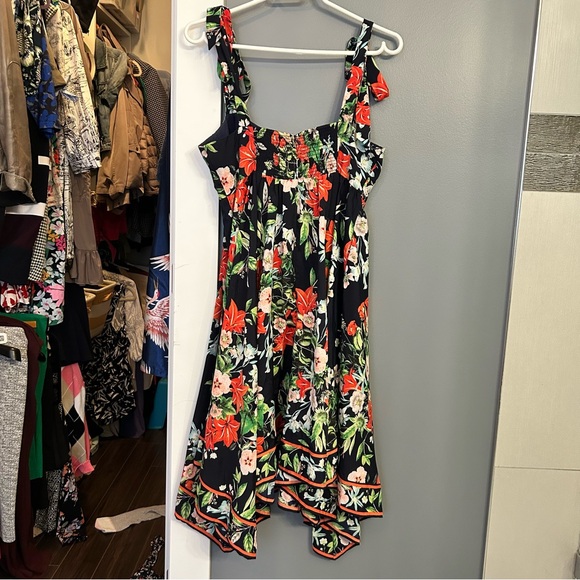 Eliza J Floral Scarf-Dress - Picture 3 of 4
